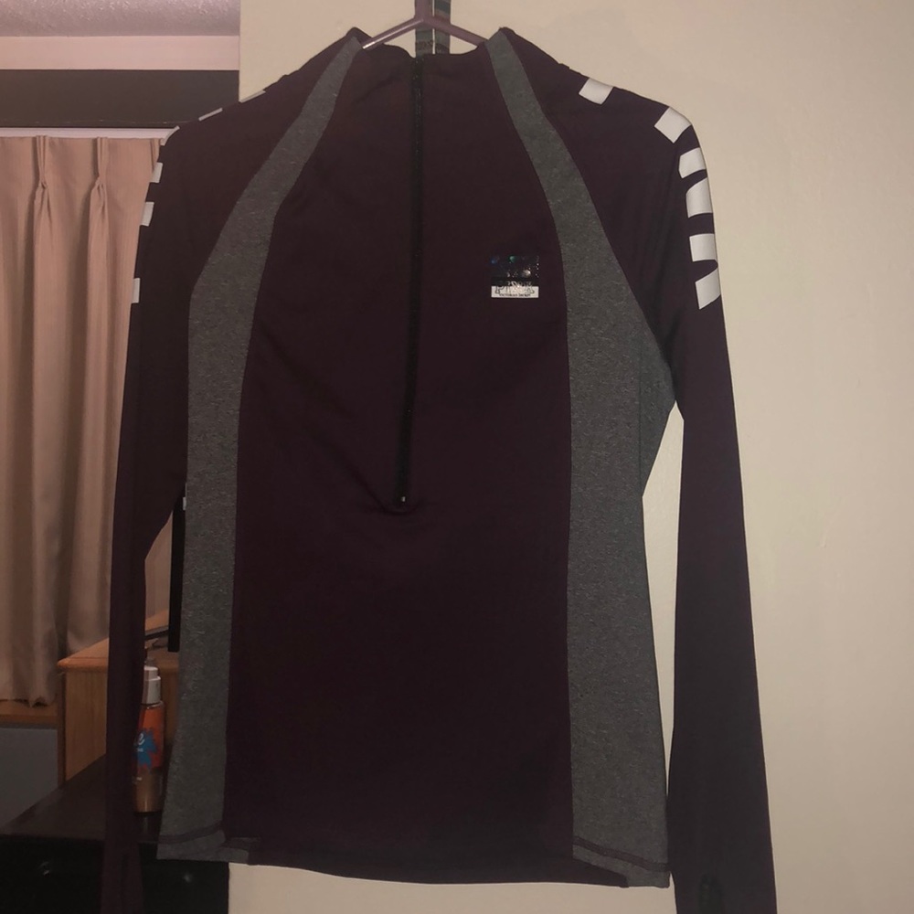 PINK workout quarter zip